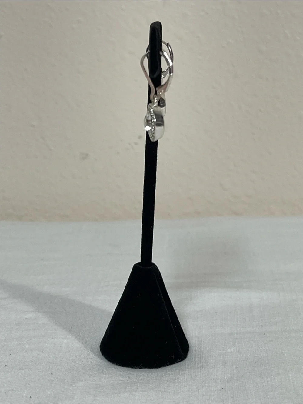 Napier Silver-Tone Clear Crystal Drop Earrings